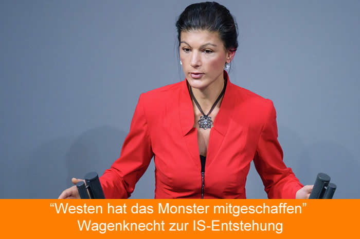 “Westen hat das Monster mitgeschaffen” – Wagenknecht zur IS-Entstehung